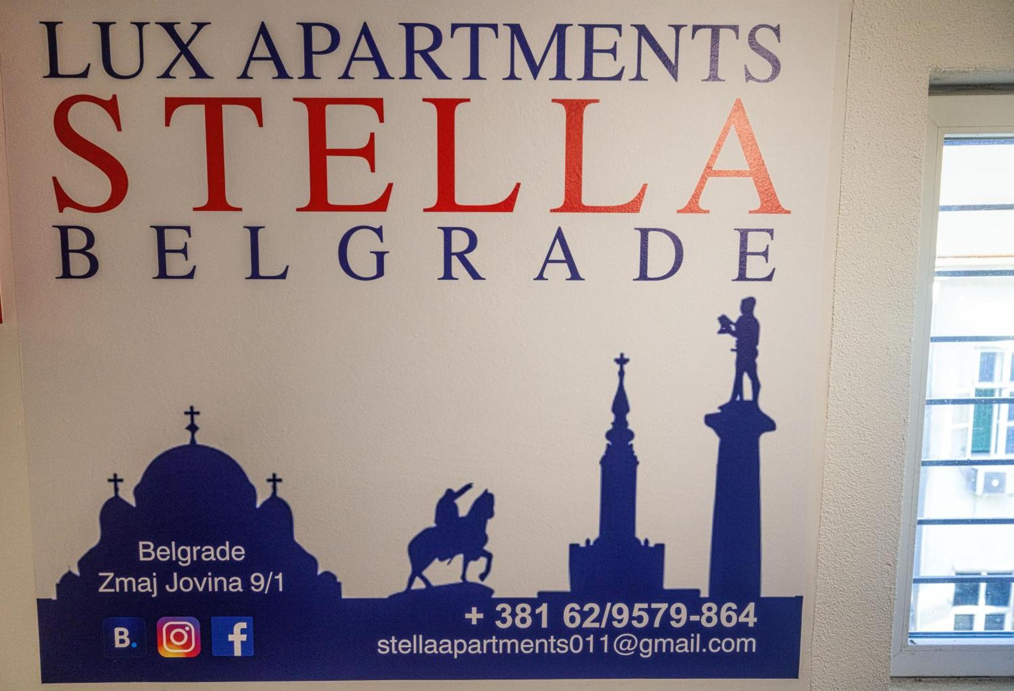 Stella Apartments Belgrád Kültér fotó